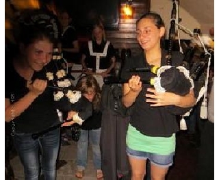 Stirling - natürlich mussten wir auch im Pub spielen.