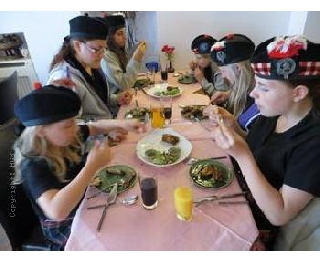 Stirling - wir wohnten in der Jugendherberge direkt unter der Burg