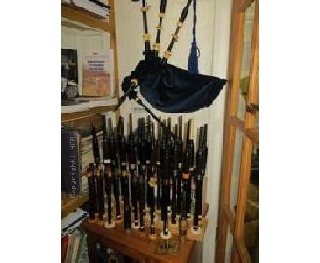 Stirling - wir besuchten Alan Waldron mit seinem Geschäft "Stirling Bagpipes".