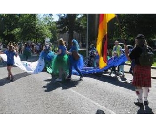 Aberdeen - Parade, wir vertraten Deutschland