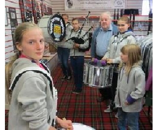 Wir bedankten uns mit einem kleinen Konzert