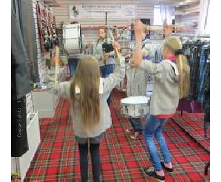 Wir bedankten uns mit einem kleinen Konzert